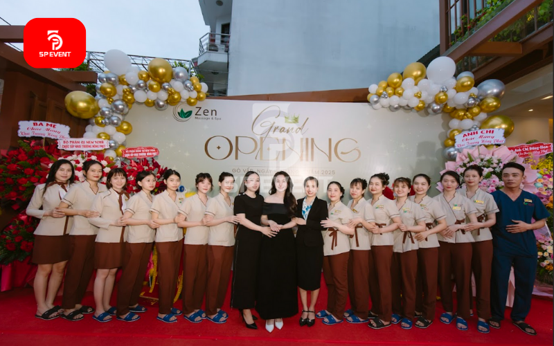khai trương spa