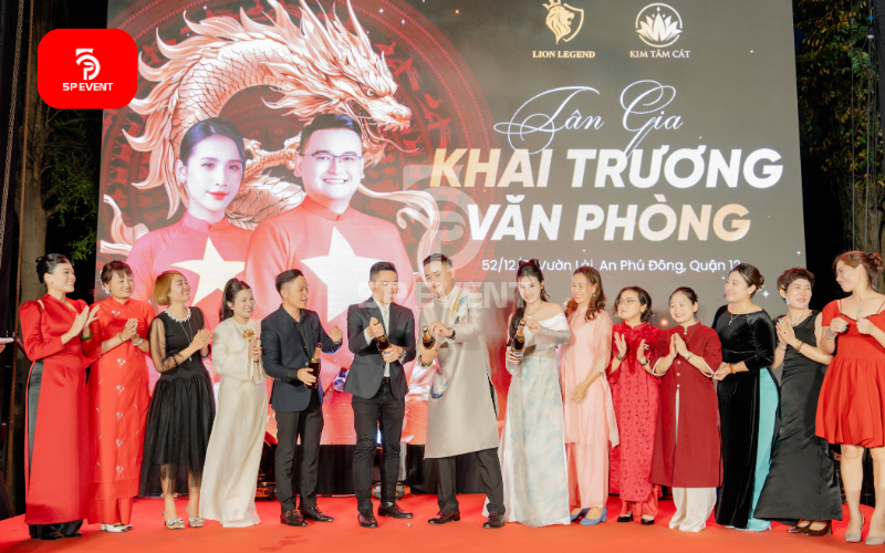kinh phí tổ chức khai trương