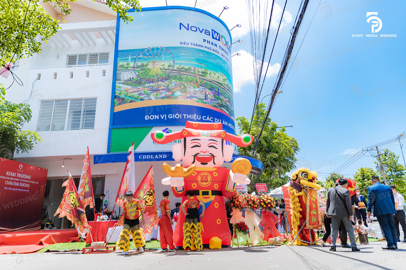 backdrop khai trương